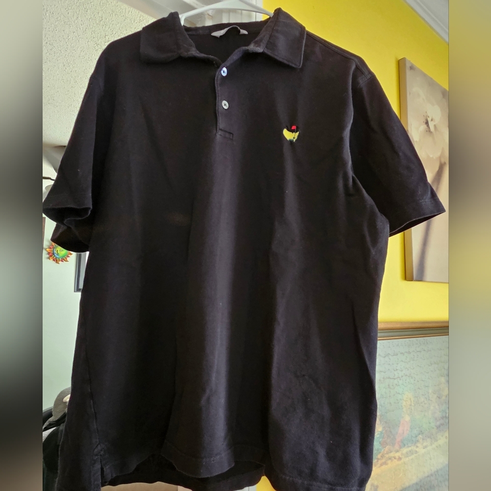 BLACK MASTERS LOGO SHIRT